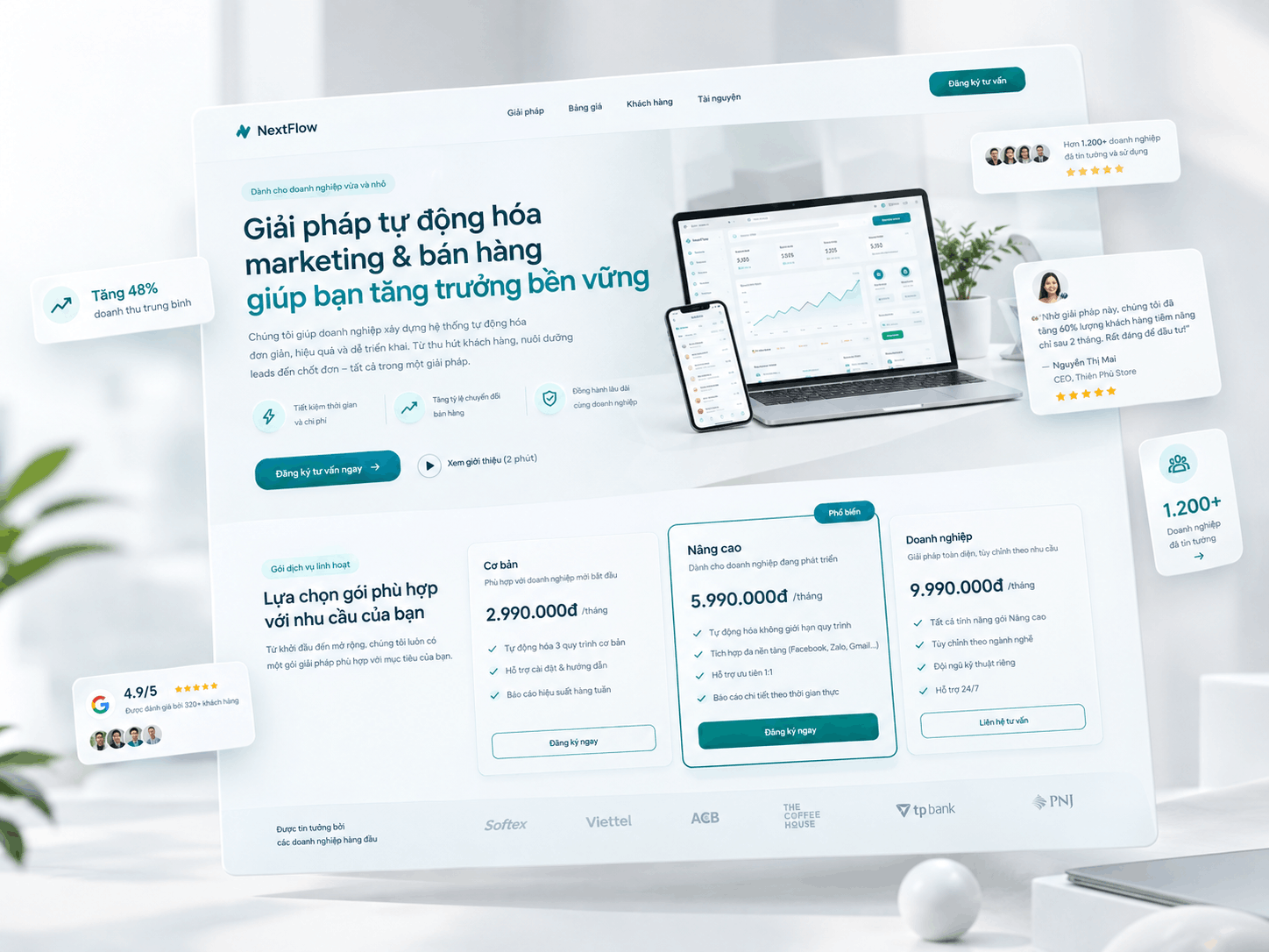 Thu lead tư vấn dịch vụ